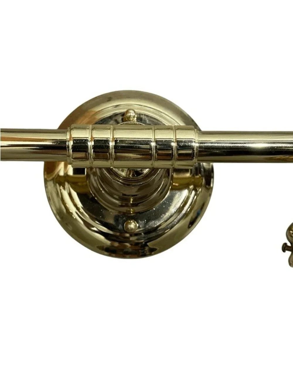 Vintage Traditional  Style Plated Brass 2 Arm Vanity Wall Sconce